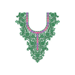 Neck Embroidery Design