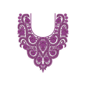 Neck Embroidery Design