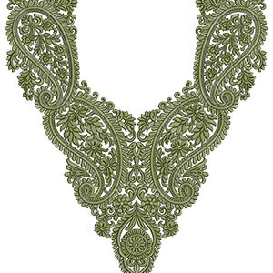 Neck Embroidery Design