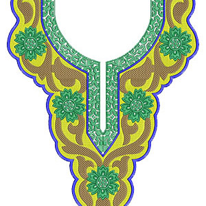 10175 Neck Embroidery Design