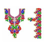 10231 Neck Embroidery Design