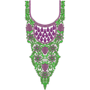 10256 Neck Embroidery Design