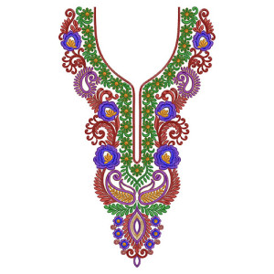 Neck Embroidery Design