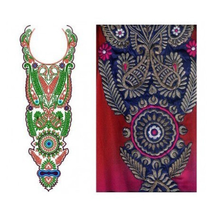 Neck Embroidery Design