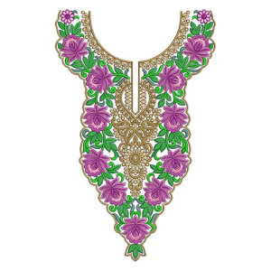 Neck Embroidery Design