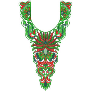 Neck Embroidery Design