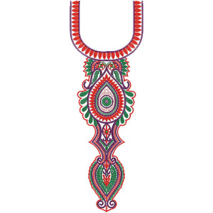 Neck Embroidery Design