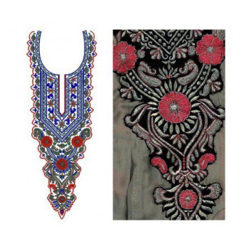 Neck Embroidery Design