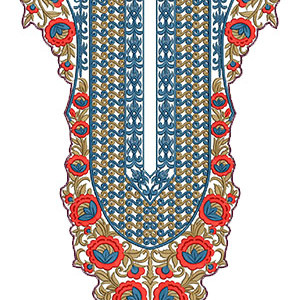 Neck Embroidery Design