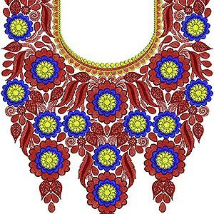 Ukrainian Fashion Embroidery Design