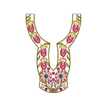 Ukrainian Fashion Nighty Dressing Embroidery Design