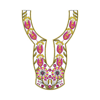 Ukrainian Fashion Nighty Dressing Embroidery Design