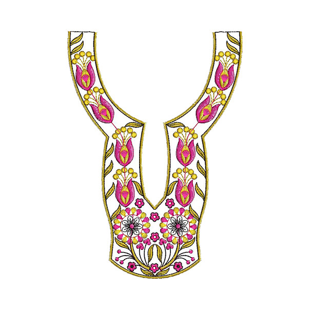 Ukrainian Fashion Nighty Dressing Embroidery Design