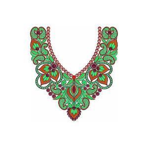 Tunis Fashion Festival Flapper Era Dress Embroidery Design