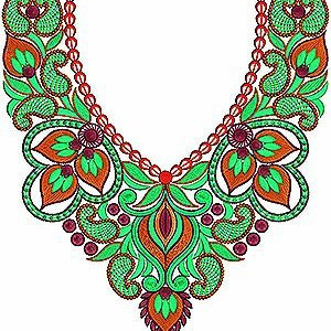 Tunis Fashion Festival Flapper Era Dress Embroidery Design