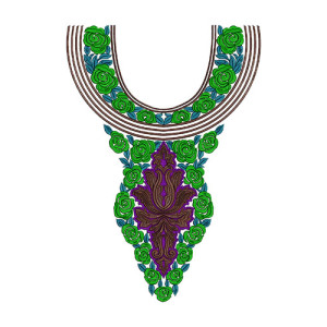Neck Embroidery Design