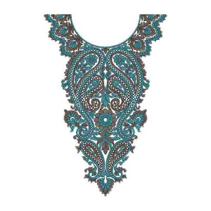 10415 Neck Embroidery Design