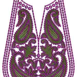 Neck Embroidery Design