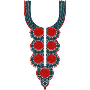 Neck Embroidery Design 10611