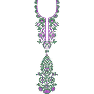 Dress Embroidery Designs India 10900