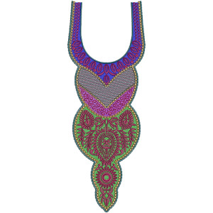 Neck Embroidery Design 10945