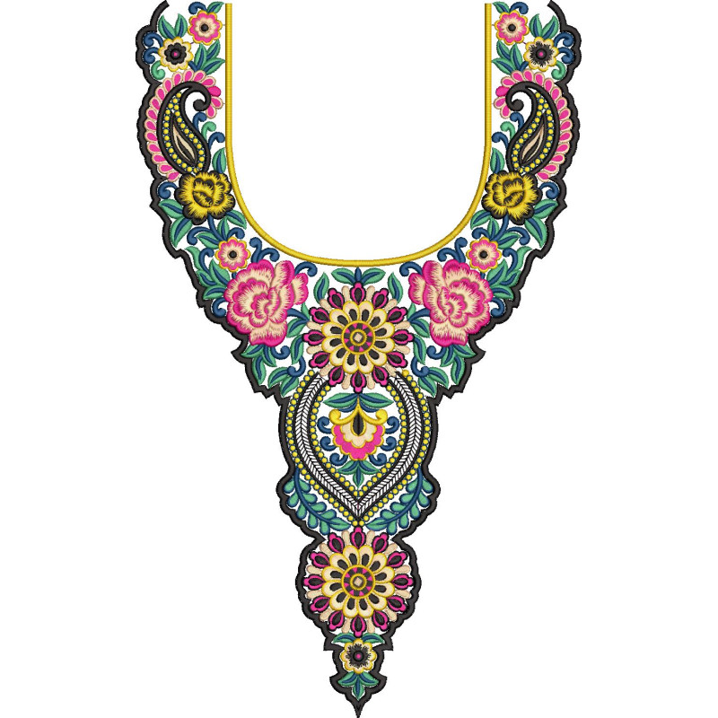 Pakistani Designer Salwar Kameez Neck