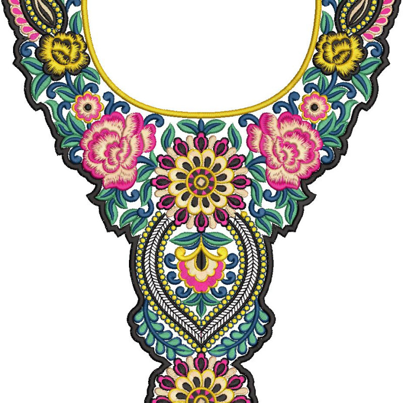 Pakistani Designer Salwar Kameez Neck