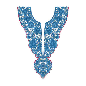 Neck Embroidery Design 11090