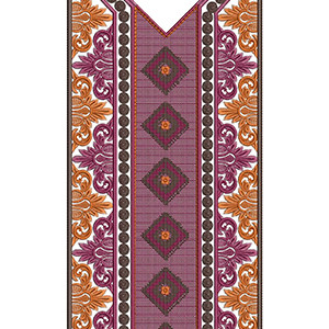 11136 Neck Embroidery Design