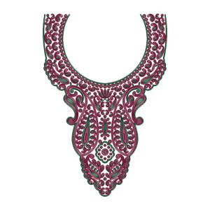 Neck Embroidery Design