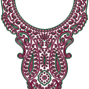 Neck Embroidery Design