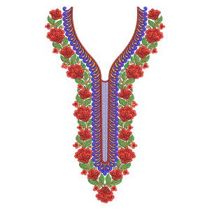Neck Embroidery Design
