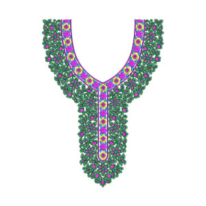 Neck Embroidery Design