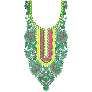 Neck Embroidery Design