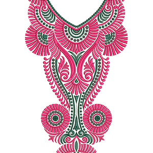 Neck Embroidery Design
