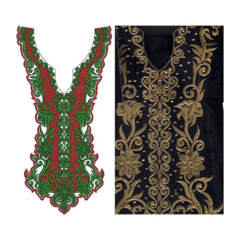 Neck Embroidery Design
