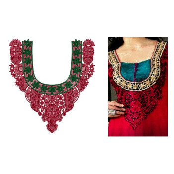 11561 Neck Embroidery Design