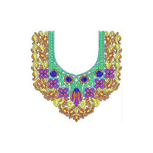 Embellished Top Embroidery Design