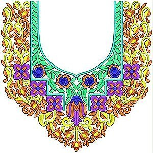 Embellished Top Embroidery Design