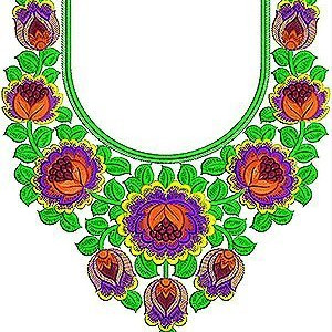 Embroidery Chiffon Blouse Top Gypsy Embroidery Design