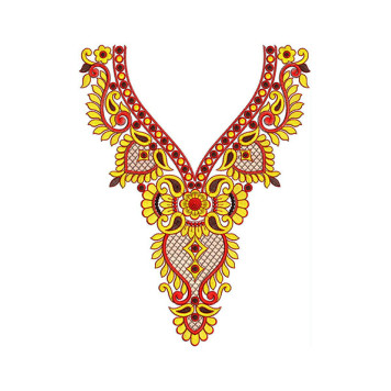 Mirror Neck Gala Embroidery Designs