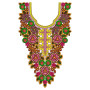 Ladylike Women's Neck Embroidery Design 12526