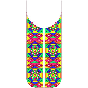 12537 Neck Embroidery Design