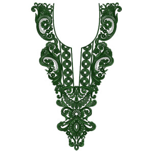 Neck Embroidery Design 12540