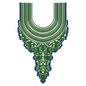 Neck Embroidery Design 12546