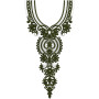 Neck Embroidery Design 12551
