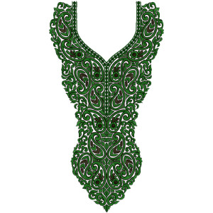 Neck Embroidery Design