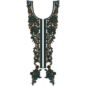 Neck Embroidery Design