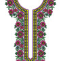 Neck Embroidery Design 12560
