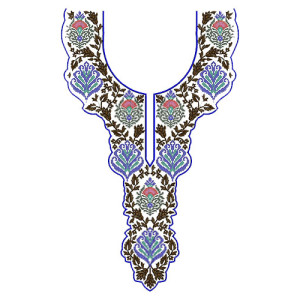 Neck Embroidery Design 12902